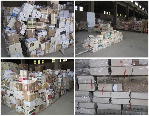 某出版社倉庫的庫存及滯銷圖書堆積如山的景象讓人揪心 某出版社倉庫的庫存及滯銷圖書堆積如山的景象讓人揪心